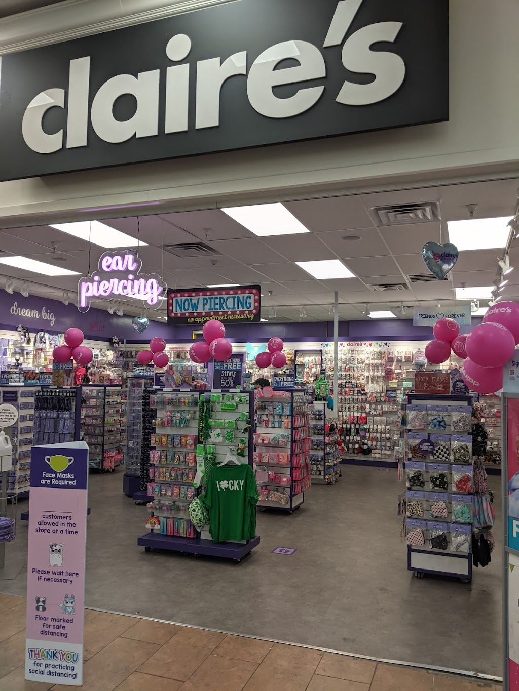 Claires Walmart | 1228 N US Hwy 377 SPC 110, Roanoke, TX 76262, USA | Phone: (682) 831-9484