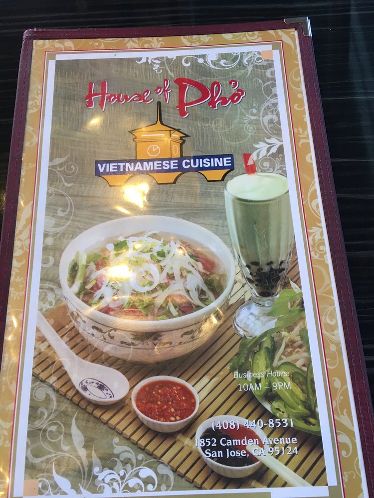 House of Pho | 1852 Camden Ave, San Jose, CA 95124, USA | Phone: (408) 440-8531