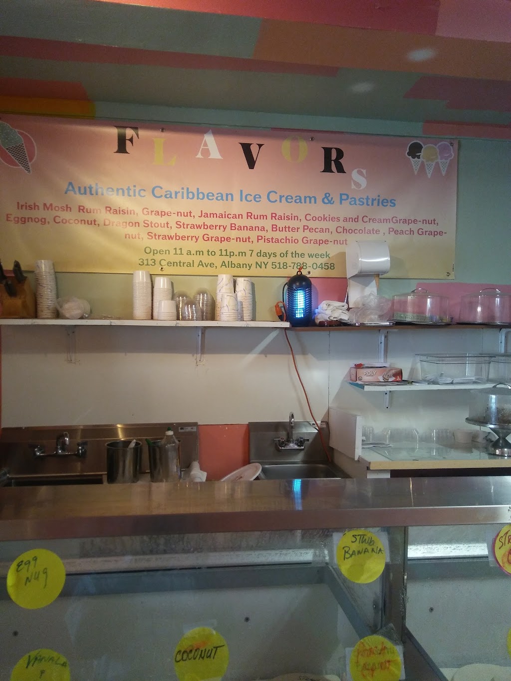 FLAVORS Authentic Caribbean Ice Cream & Pastries | 313 Central Ave b, Albany, NY 12206, USA | Phone: (518) 788-0458
