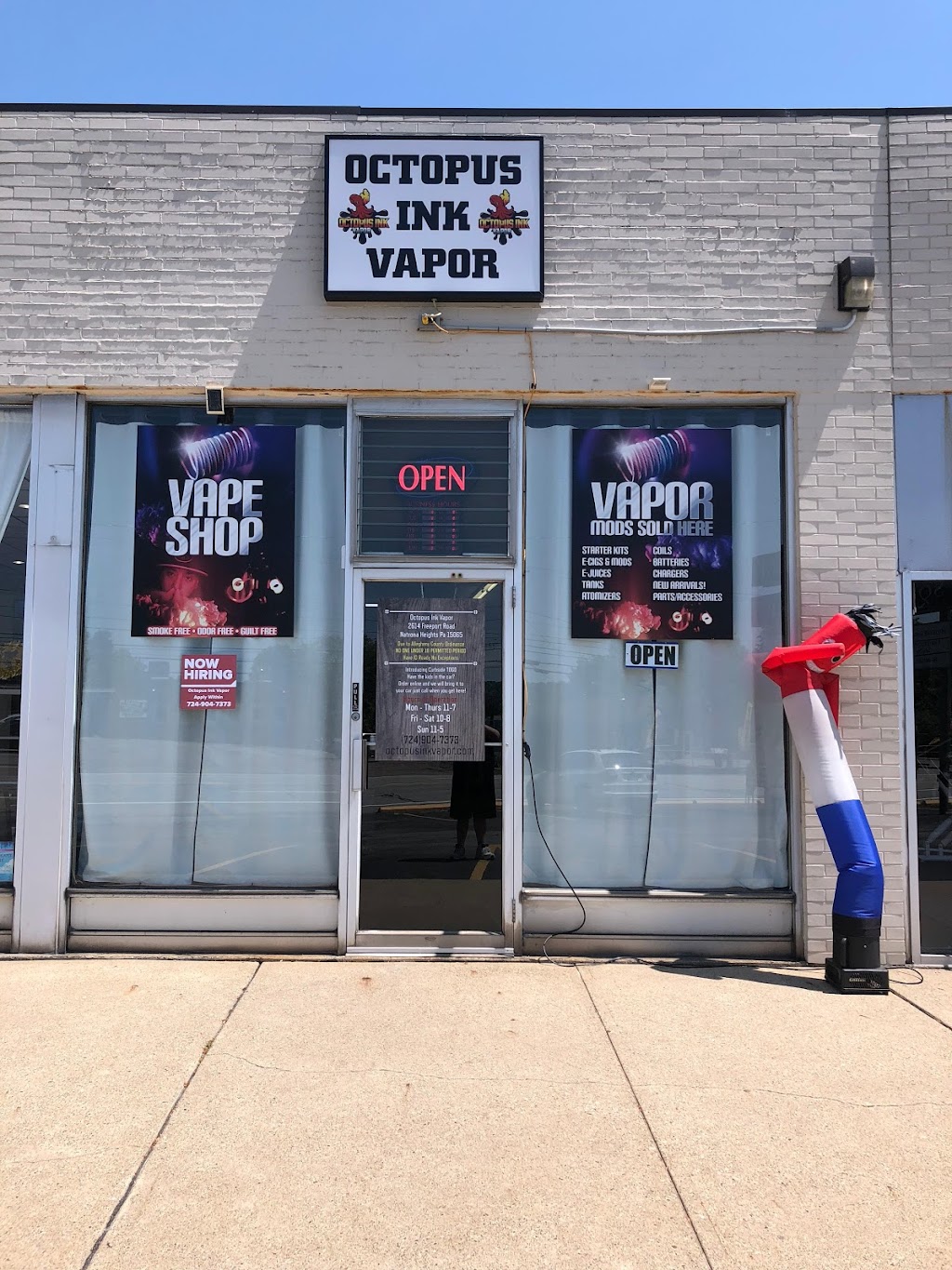 Octopus Ink Vapor LLC Vape & Glass Shop | 2614 Freeport Rd, Natrona Heights, PA 15065, USA | Phone: (724) 904-7373