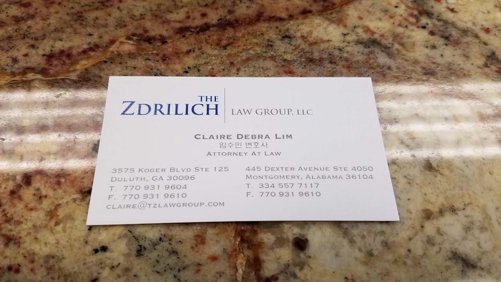 The Zdrilich Law Group LLC. | 3575 Koger Blvd #125, Duluth, GA 30096, USA | Phone: (770) 931-9604