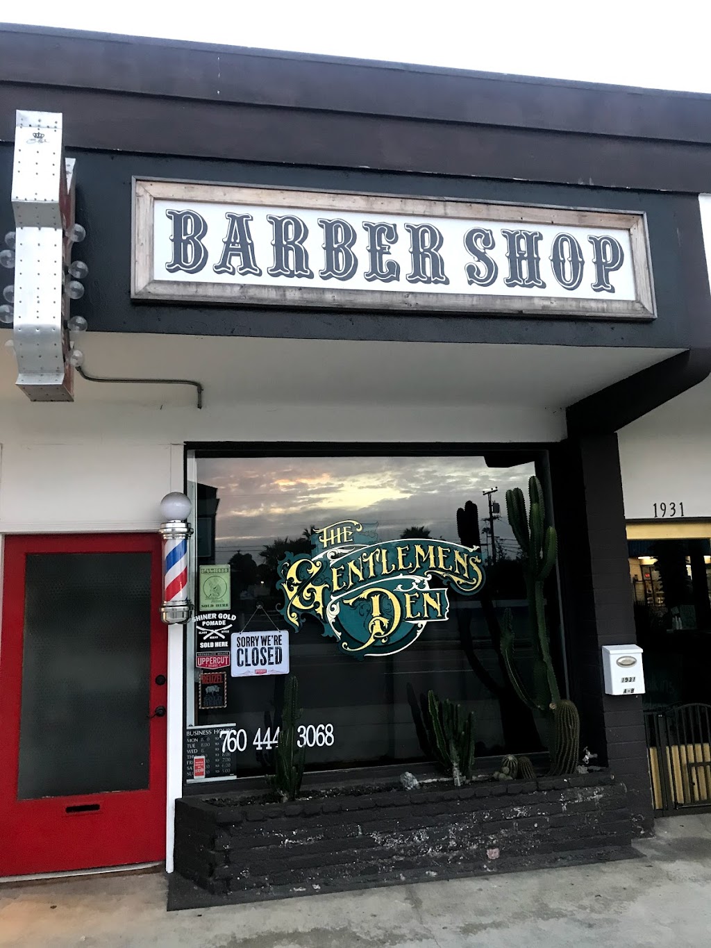 Gentlemen s Den Barber Shop 1743 S Coast Hwy Oceanside CA 92054 