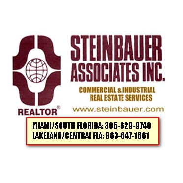Steinbauer Associates Inc Commercial Realtor | 6700 Florida Ave S STE 35, Lakeland, FL 33813, USA | Phone: (863) 647-1661