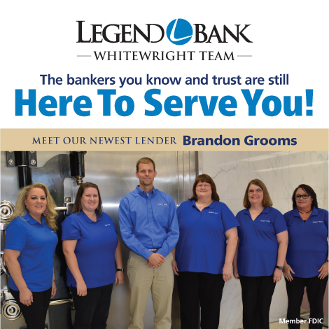 Legend Bank - Whitewright | 201 W Grand St, Whitewright, TX 75491, USA | Phone: (903) 364-2115