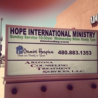 Hope International Ministry | 120 N Arizona Blvd, Coolidge, AZ 85128, USA | Phone: (520) 233-6699