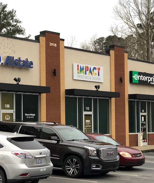 Impact Printing & Design | 2908 N Main St #112, Fuquay-Varina, NC 27526, USA | Phone: (919) 377-9747