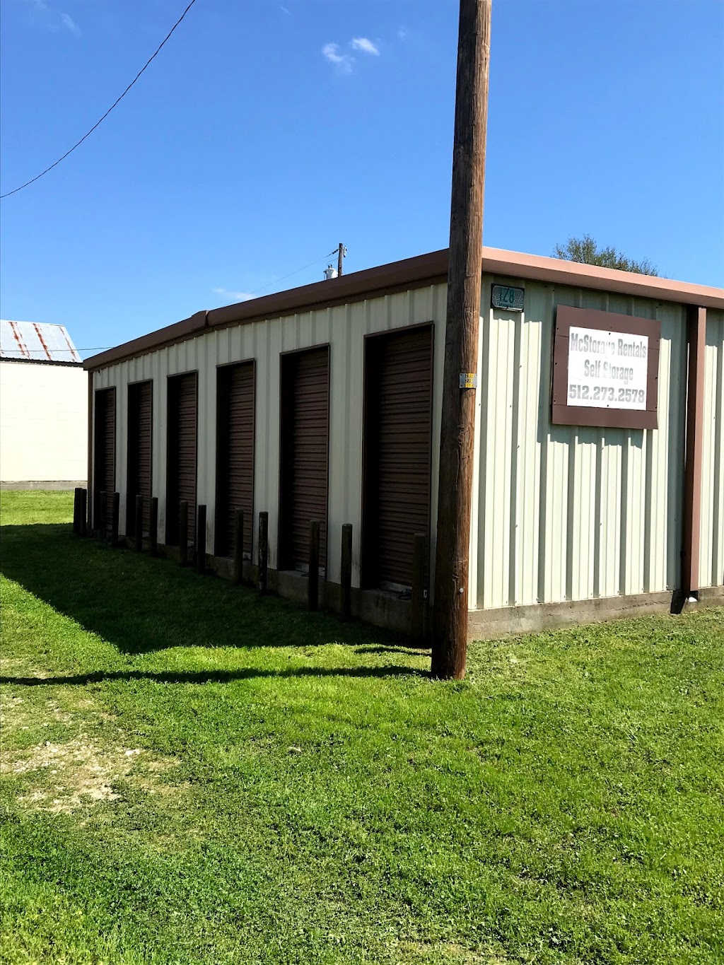 McStorage Rentals | 128 Brown Rd, McDade, TX 78650, USA | Phone: (512) 273-2578