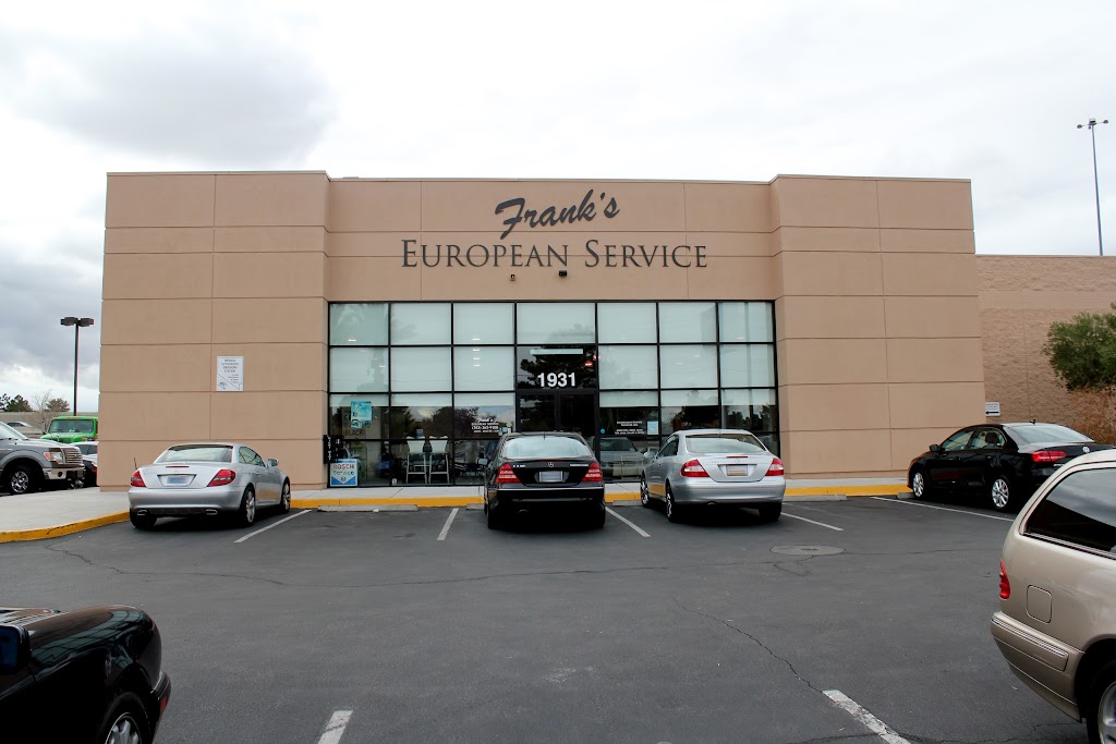 Franks European Service | 1931 N Rainbow Blvd, Las Vegas, NV 89108, USA | Phone: (702) 365-9100