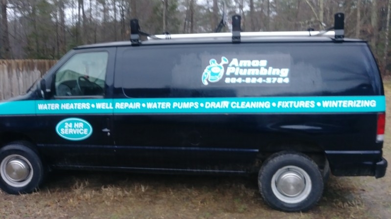 Amos Plumbing LLC | 12127 Elisabeth Curtis Ln, Gloucester, VA 23061, USA | Phone: (804) 824-5784