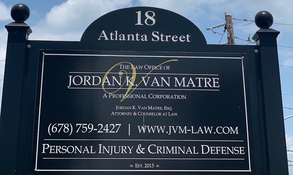 The Law Office of Jordan K. Van Matre, P.C | 18 Atlanta St #300, McDonough, GA 30253, USA | Phone: (678) 812-5147