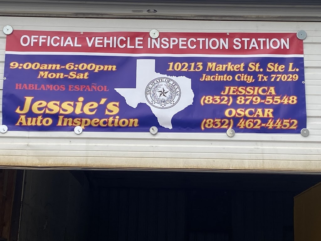 JESSIES AUTO INSPECTION | 10213 Market St Ste#L, Houston, TX 77029, USA | Phone: (832) 462-4452