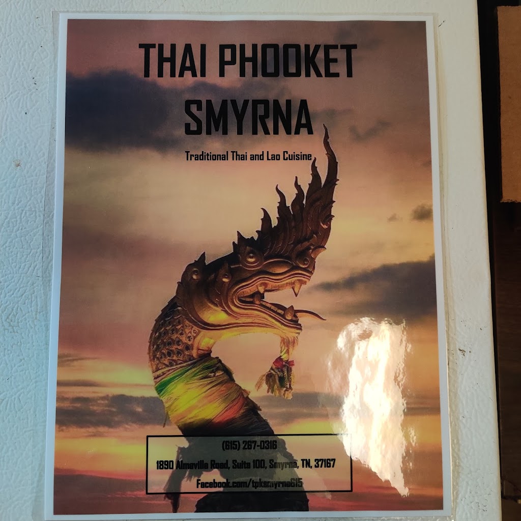 Thai Phooket Smyrna | 1890 Almaville Rd, Smyrna, TN 37167, USA | Phone: (615) 267-0316