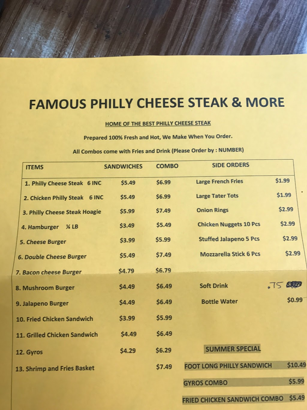 Famous Philly Cheese Steak & More | 107 W Harwood Rd, Euless, TX 76039, USA | Phone: (817) 803-7060