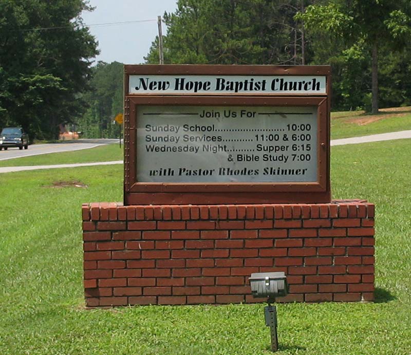 New Hope Baptist Church | 3989 Corinth Rd, Newnan, GA 30263, USA | Phone: (770) 683-4778