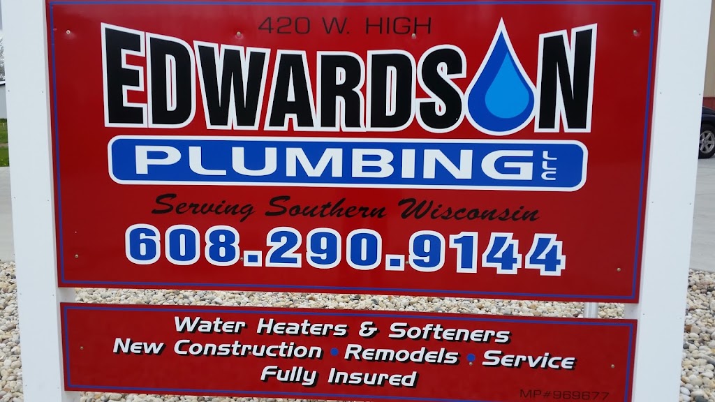 Edwardson Plumbing, LLC | 420 W High St, Edgerton, WI 53534, USA | Phone: (608) 290-9144