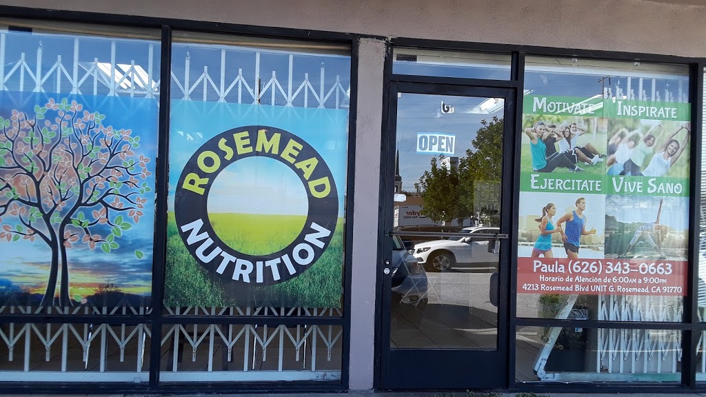 Rosemead nutrition | 4213 Rosemead Blvd, Rosemead, CA 91770, USA | Phone: (626) 343-0663