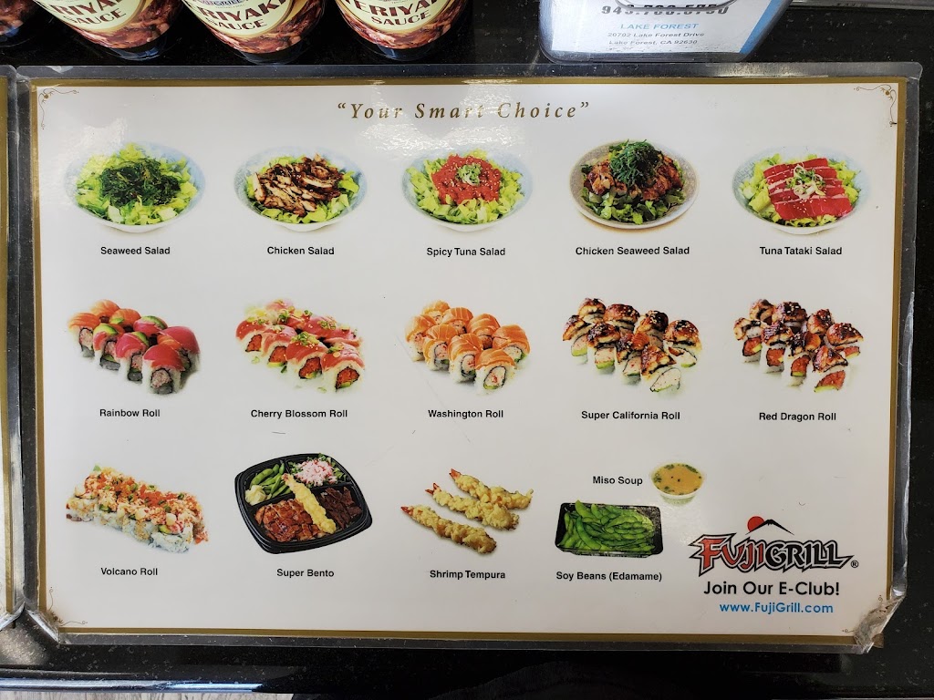 Fuji Grill | 20702 Lake Forest Dr, Lake Forest, CA 92630, USA | Phone: (949) 768-5750