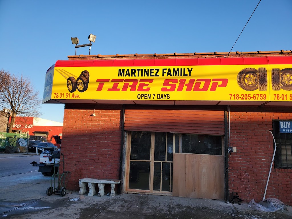 Martinez Family Tire Shop Corp | 78-01 51st Ave, Queens, NY 11373, USA | Phone: (718) 205-6759