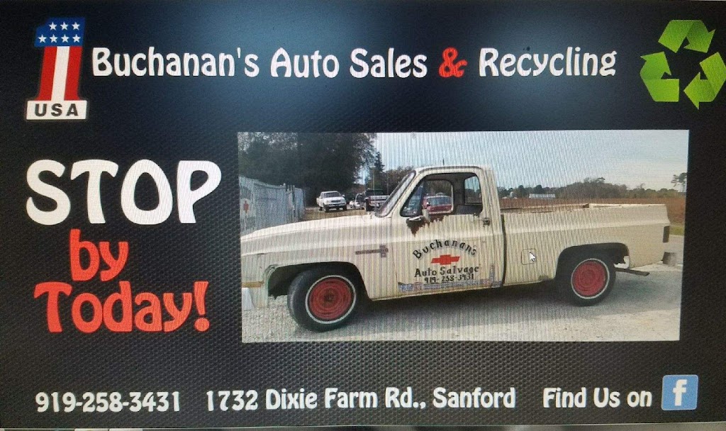 Buchanan Auto Sales, LLC | 1732 Dixie Farm Rd, Sanford, NC 27332, USA | Phone: (919) 258-3431