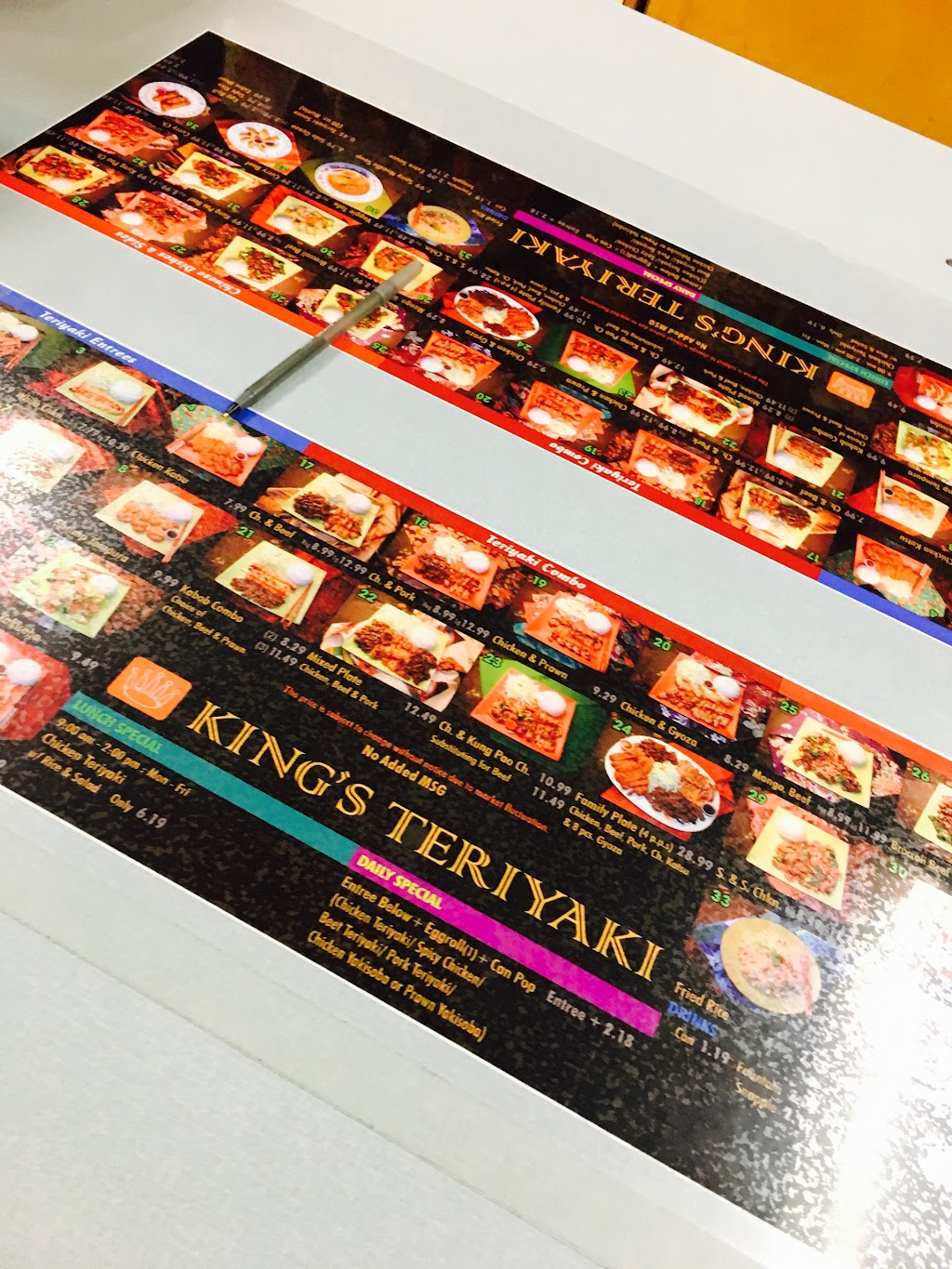 Kings Teriyaki | 8229 44th Ave W C, Mukilteo, WA 98275, USA | Phone: (425) 353-3383