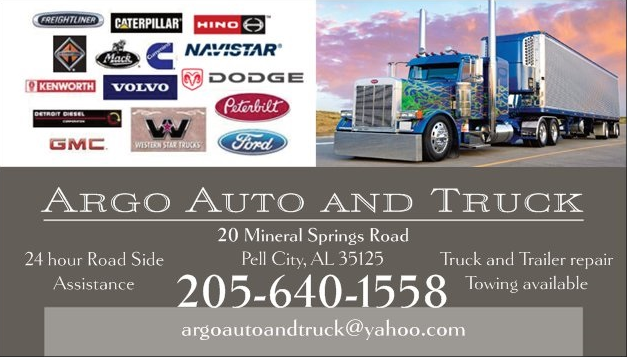 Argo Auto and Truck | 20 Mineral Springs Rd #5, Pell City, AL 35125, USA | Phone: (205) 338-1391