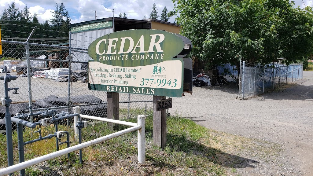 Cedar Products Co | 3253 Chico Way NW, Bremerton, WA 98312, USA | Phone: (360) 377-9943