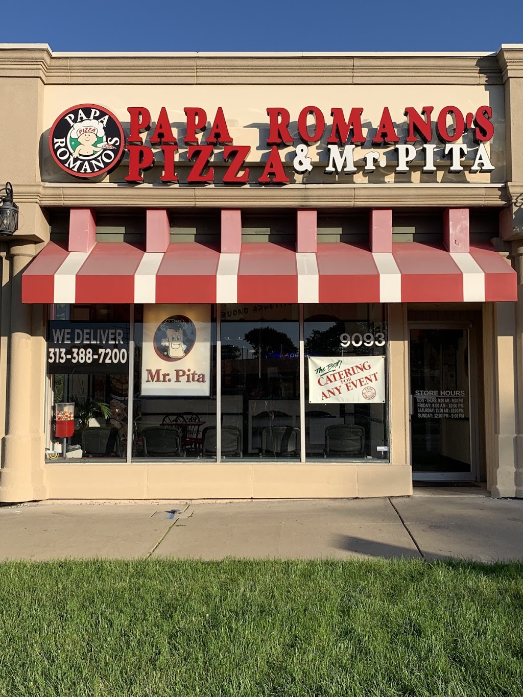 Papa Romanos Pizza & Mr. Pita | 9093 Allen Rd, Allen Park, MI 48101 | Phone: (313) 388-7200