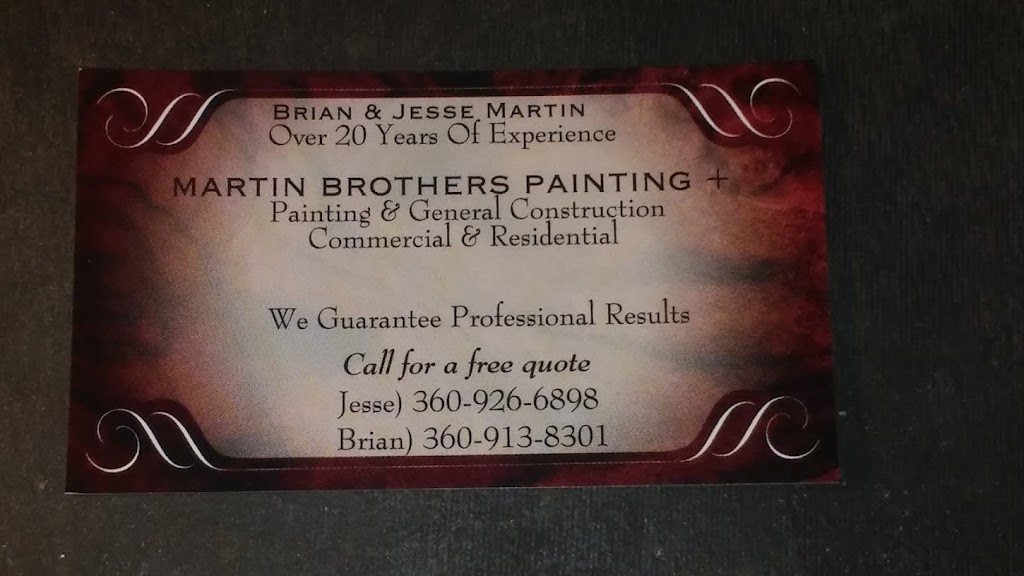 Martin Brothers Painting | 6402 Menzel Lake Rd, Granite Falls, WA 98252, USA | Phone: (360) 926-6898