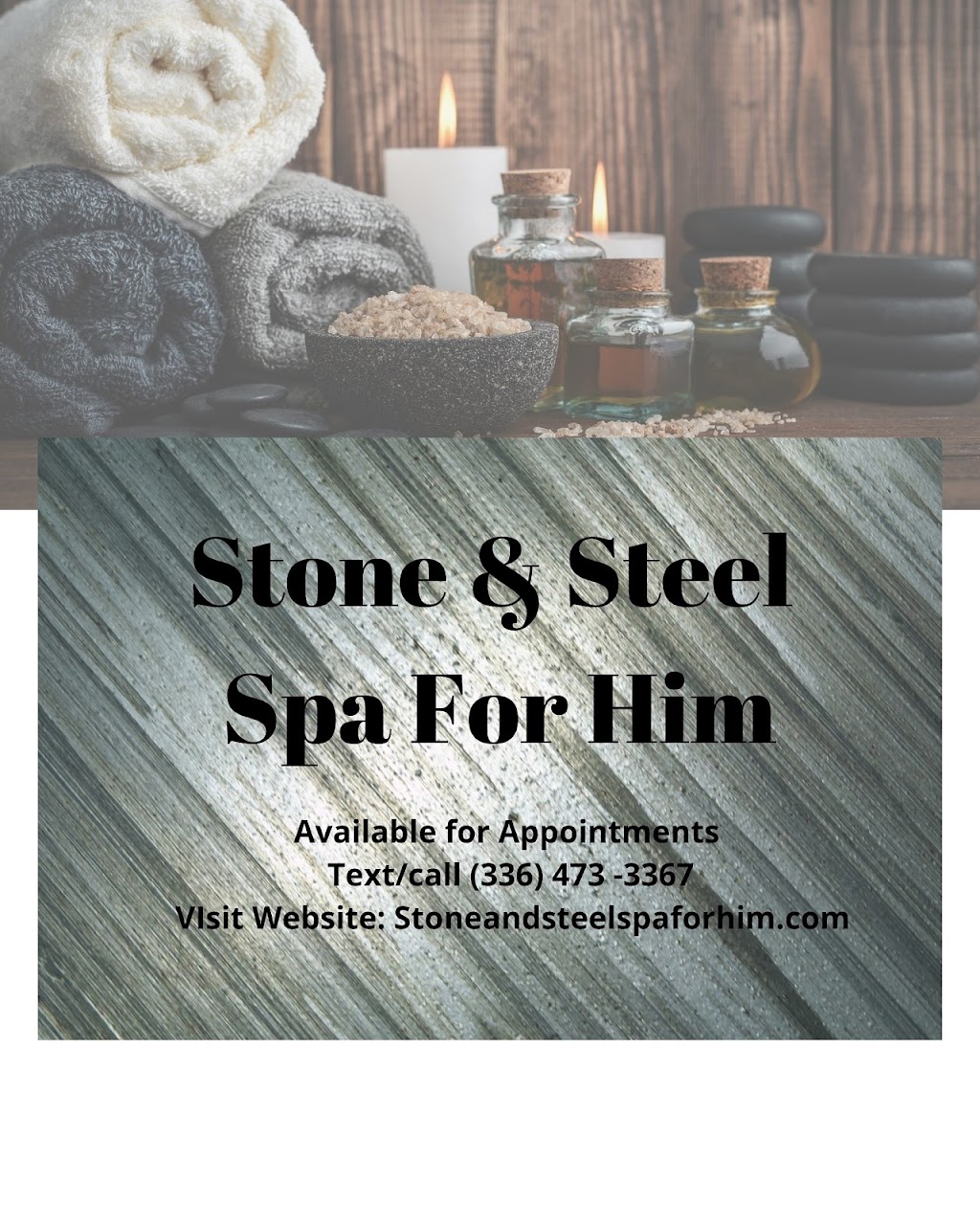 Stone & Steel Spa For Him | 702 W Main St Suite B, Jamestown, NC 27282, USA | Phone: (336) 473-3367