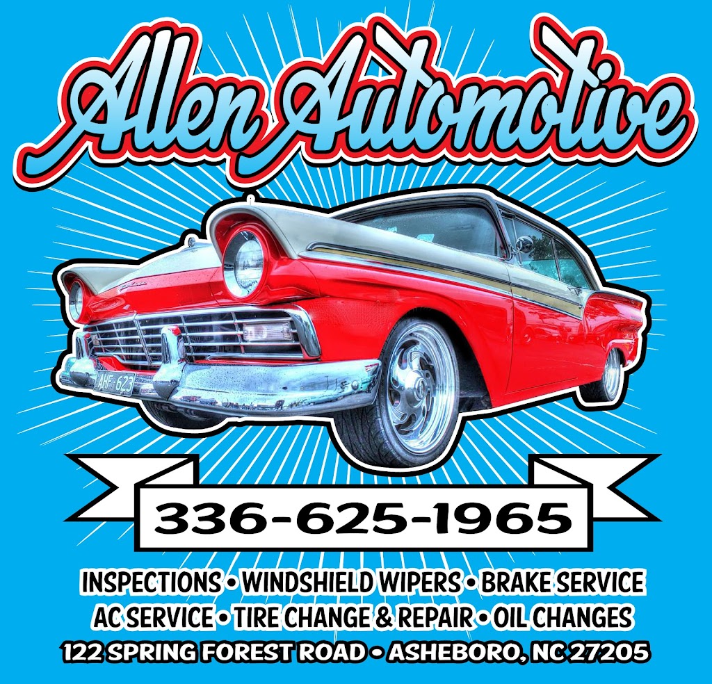 Allen Automotive | 122 Spring Forest Rd, Asheboro, NC 27205, USA | Phone: (336) 625-1965