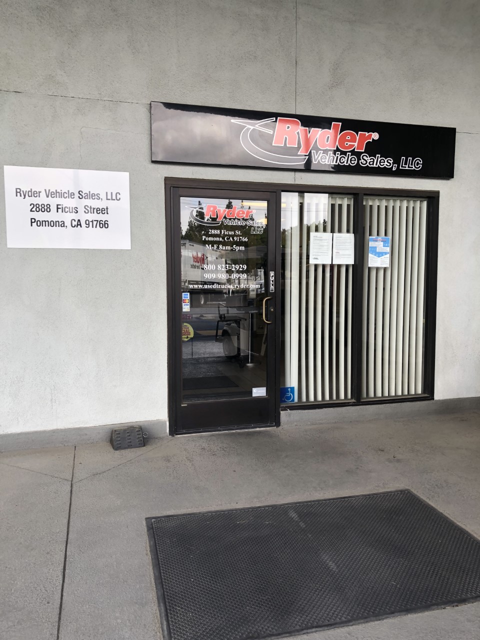 Ryder Used Truck Sales | 2888 Ficus St, Pomona, CA 91766, USA | Phone: (909) 631-2385