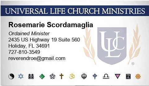 Universal Life Church of Holiday | 5407 Mile Stretch Dr, Holiday, FL 34690, USA | Phone: (727) 810-3549