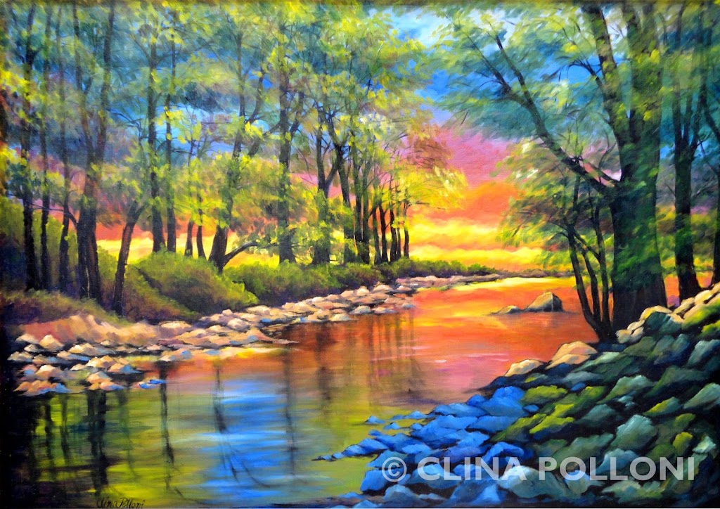 Clina Polloni ART Studio and Gallery | 13 Garner Rd, Franklinton, NC 27525, USA | Phone: (919) 841-3132