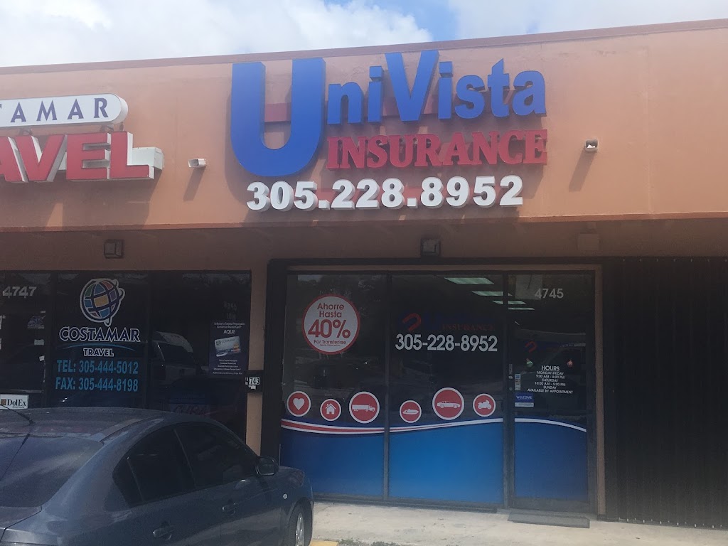 Univista Insurance | 4745 SW 8th St, Miami, FL 33134, USA | Phone: (305) 228-8952