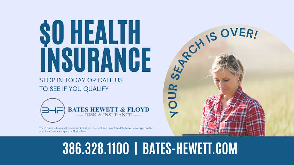 Bates Hewett & Floyd Insurance | 165 Southpark Blvd Suite B, St. Augustine, FL 32086, USA | Phone: (904) 794-5455