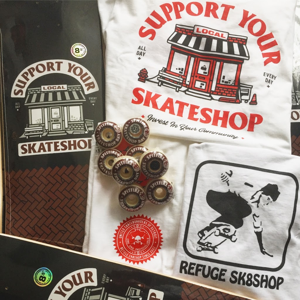 Refuge Skateboard Shop | 24334 Michigan Ave, Dearborn, MI 48124, USA | Phone: (313) 277-5283