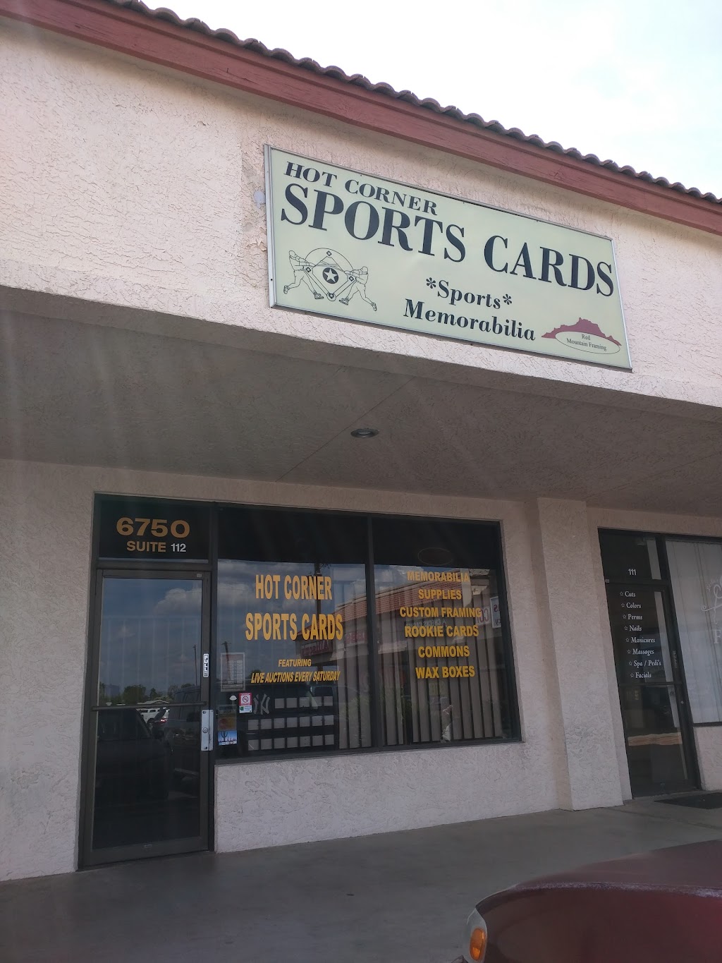 Hot Corner Sports Cards | 6750 E Main St #112, Mesa, AZ 85205, USA | Phone: (480) 396-0442