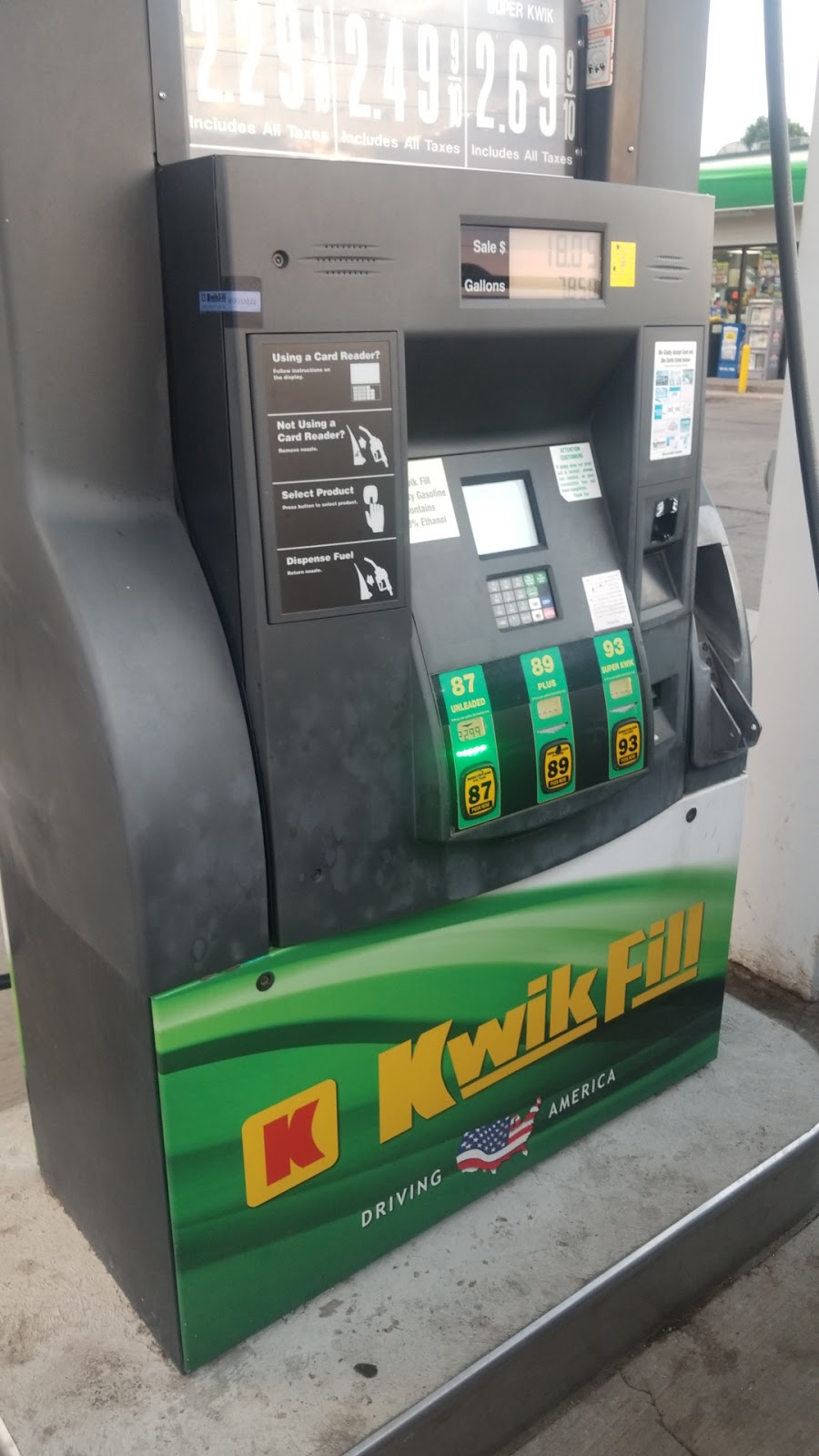 Kwik Fill | 10419 Bennett Rd, Fredonia, NY 14063, USA | Phone: (716) 672-8740