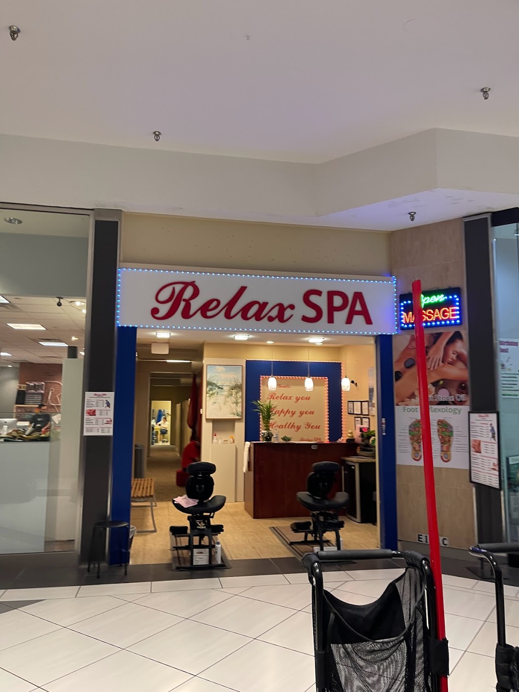 Relax SPA | 5 Woodfield Mall Unit E111C, Schaumburg, IL 60173, USA | Phone: (224) 520-8224