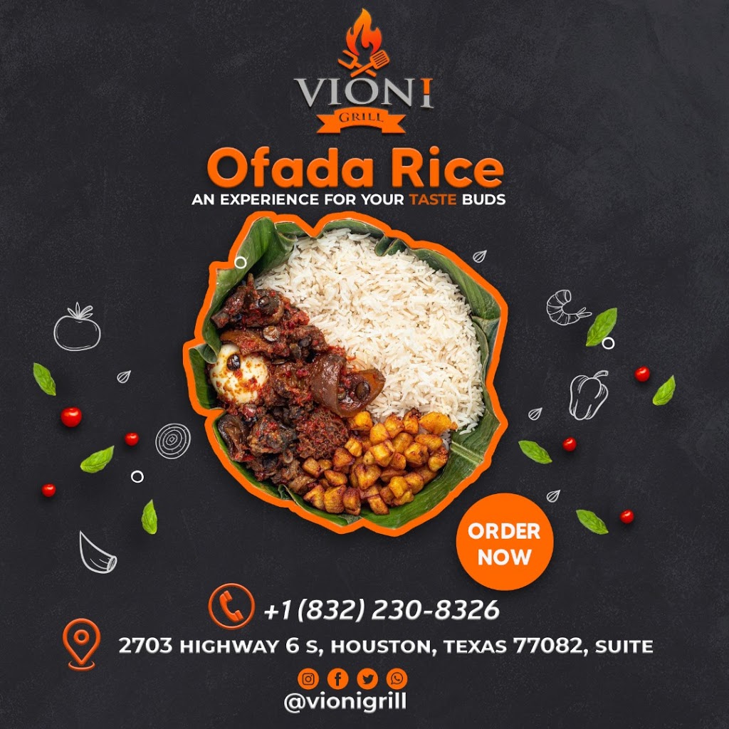 Vioni Grill | 2703 S Texas 6 Suite #127, Houston, TX 77082, USA | Phone: (832) 230-8326