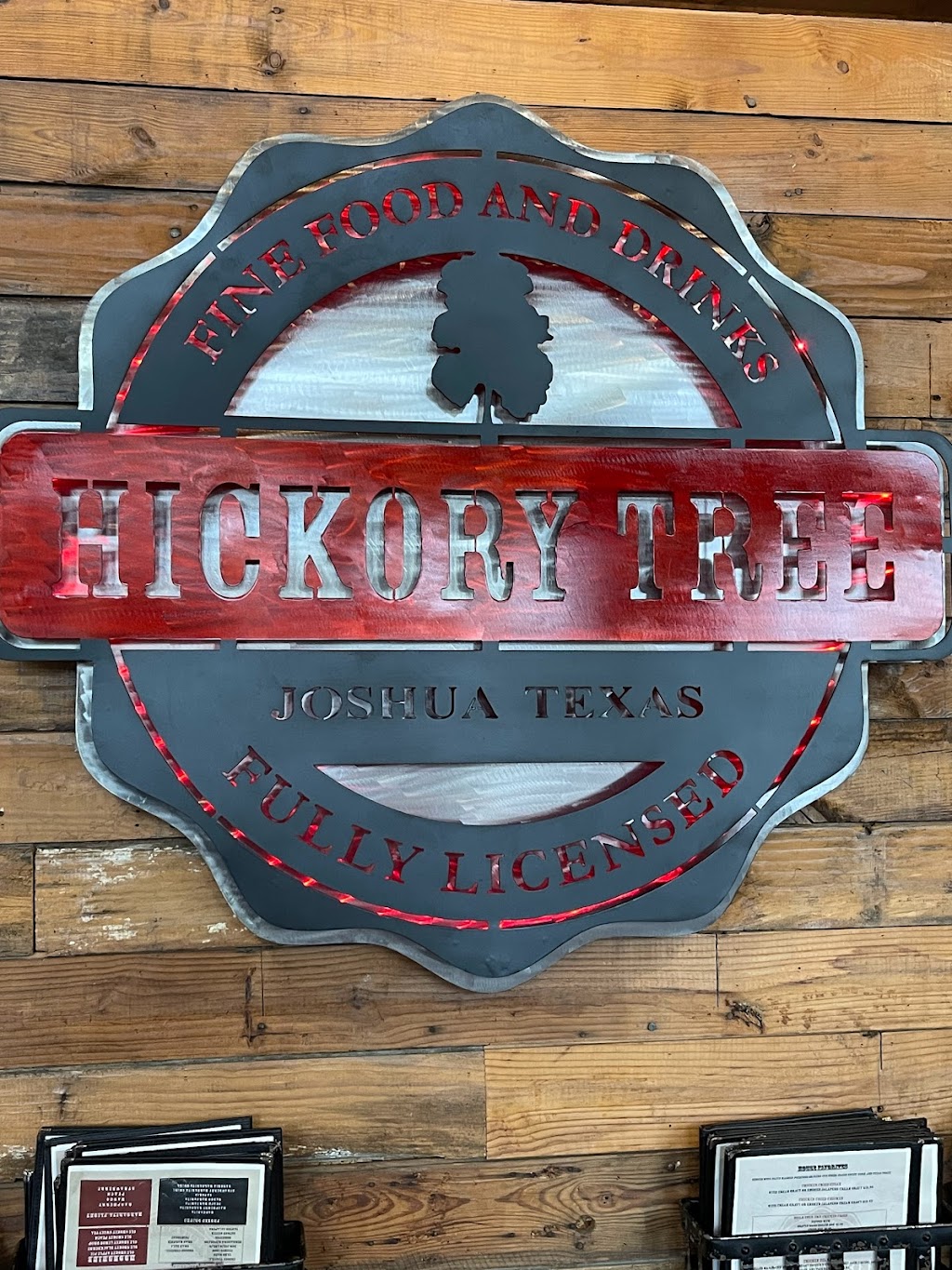 The Hickory Tree Grill | 101 N Main St ste a, Joshua, TX 76058, USA | Phone: (817) 526-5633