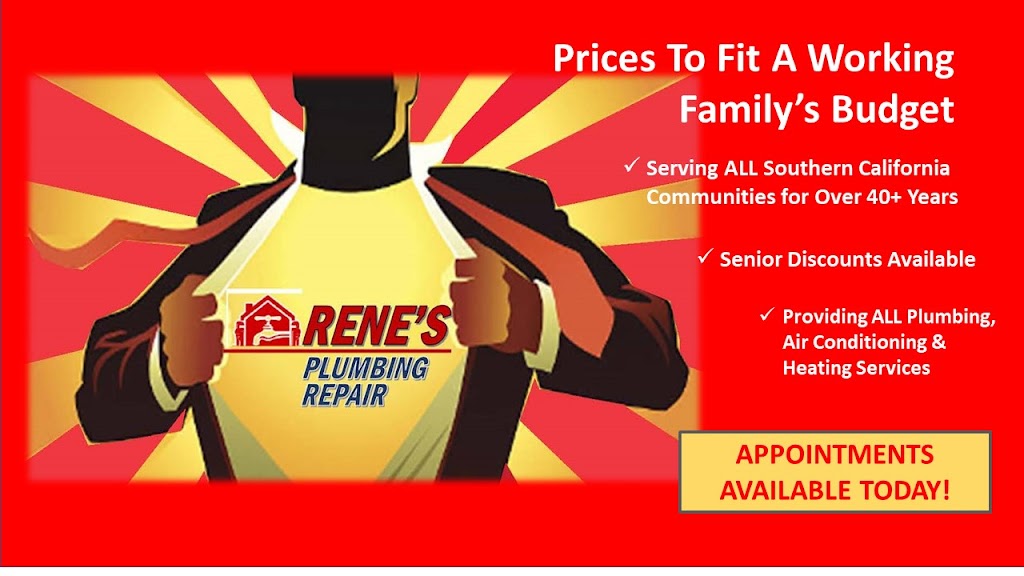 Renes Plumbing Repair | 3620 Williams Ave, La Verne, CA 91750 | Phone: (909) 593-1175