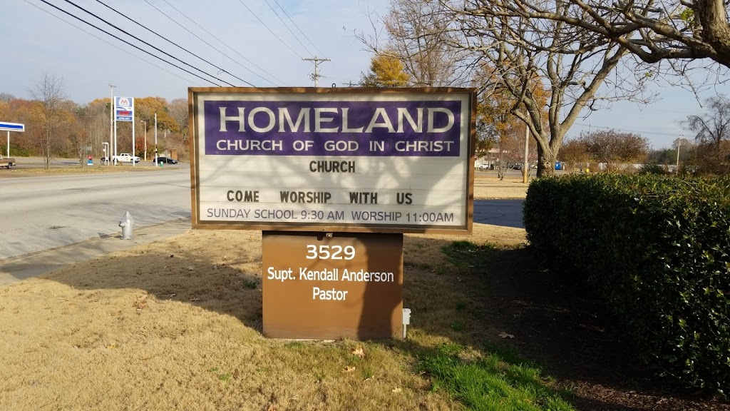 Homeland Church of God | 3529 James Rd, Memphis, TN 38128, USA | Phone: (901) 384-3916