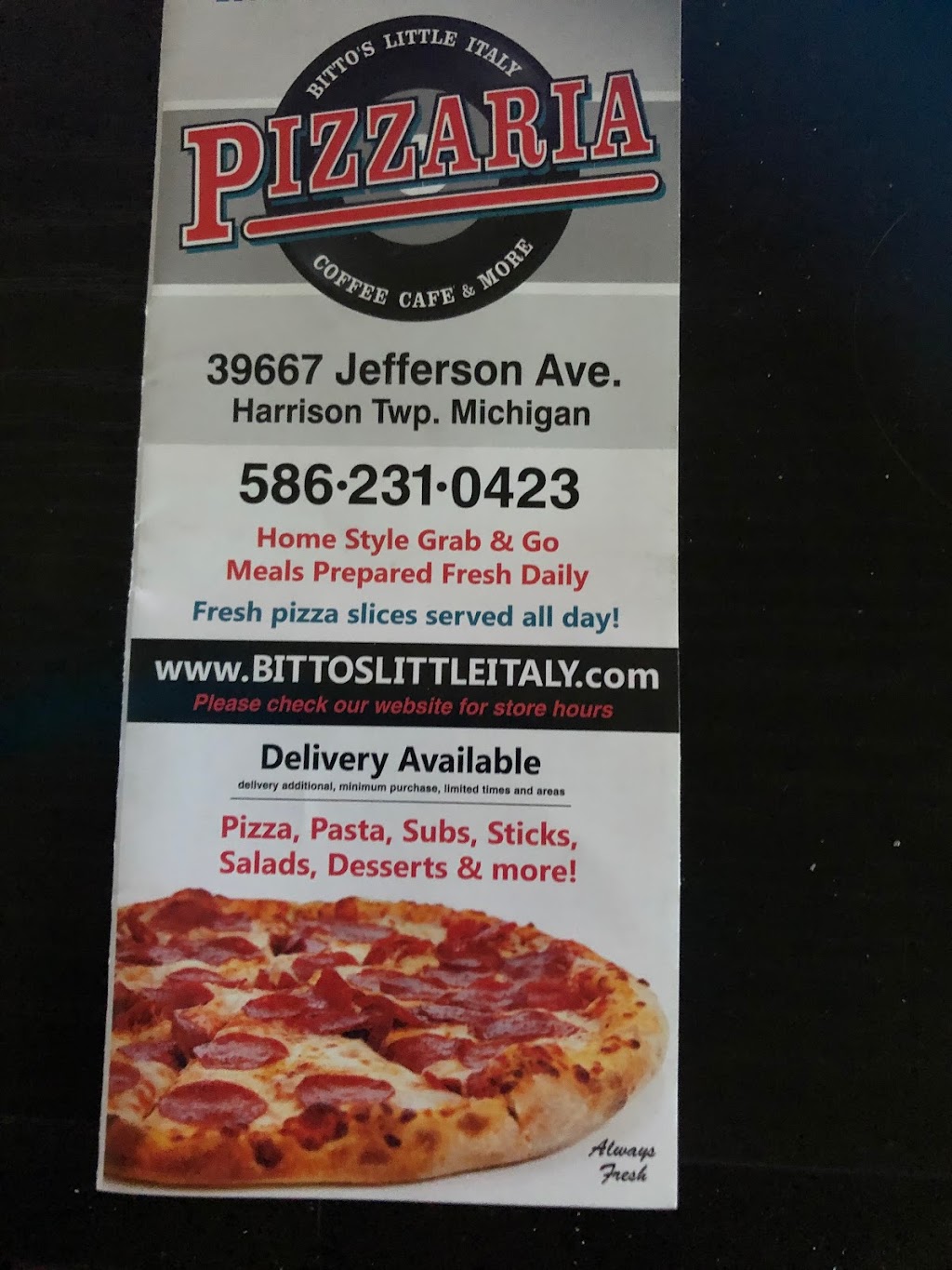 Bittos Little Italy | 39667 Jefferson Ave, Harrison Twp, MI 48045, USA | Phone: (586) 231-0423