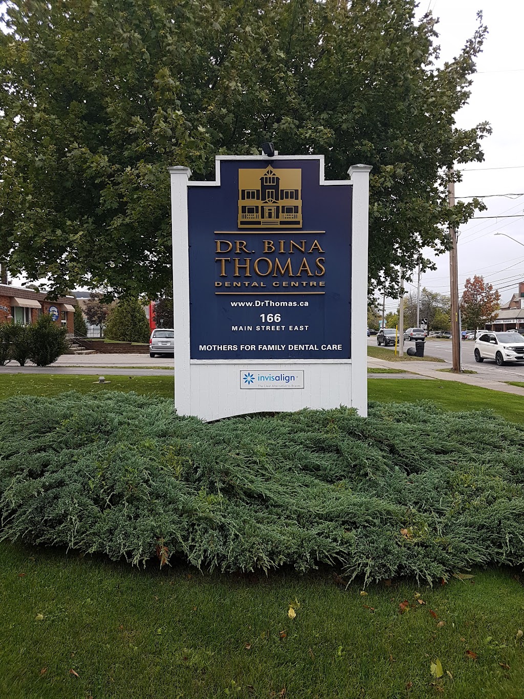 Dr. Bina Thomas Dental Centre | 166 Main St E, Grimsby, ON L3M 1P4, Canada | Phone: (905) 309-7676