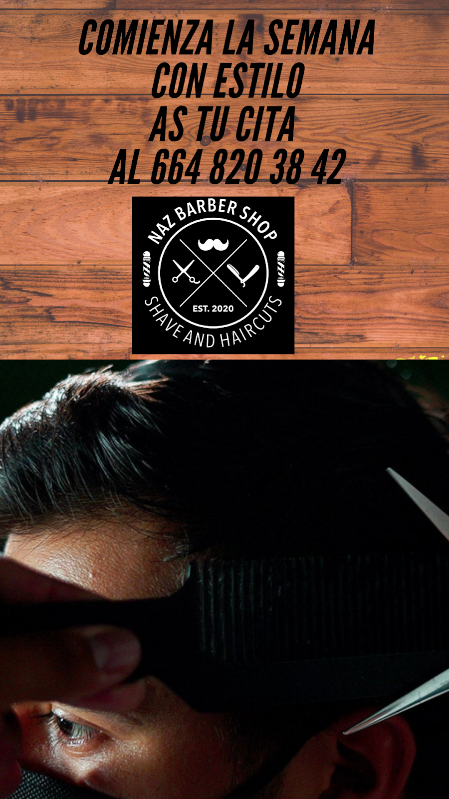 NAZ barber SHOP | Roble 21376-Local 2, Jardin Dorado, 22200 Tijuana, B.C., Mexico | Phone: 664 820 3842