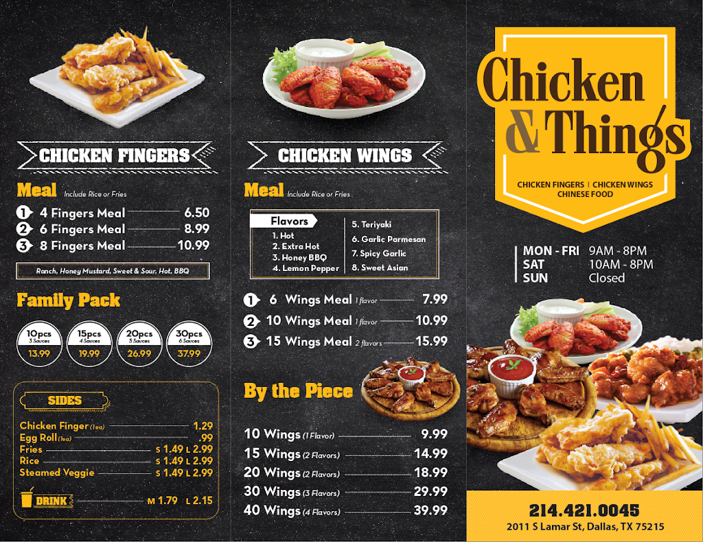 Chicken N Things | 2011 Botham Jean Blvd, Dallas, TX 75215, USA | Phone: (214) 421-0045