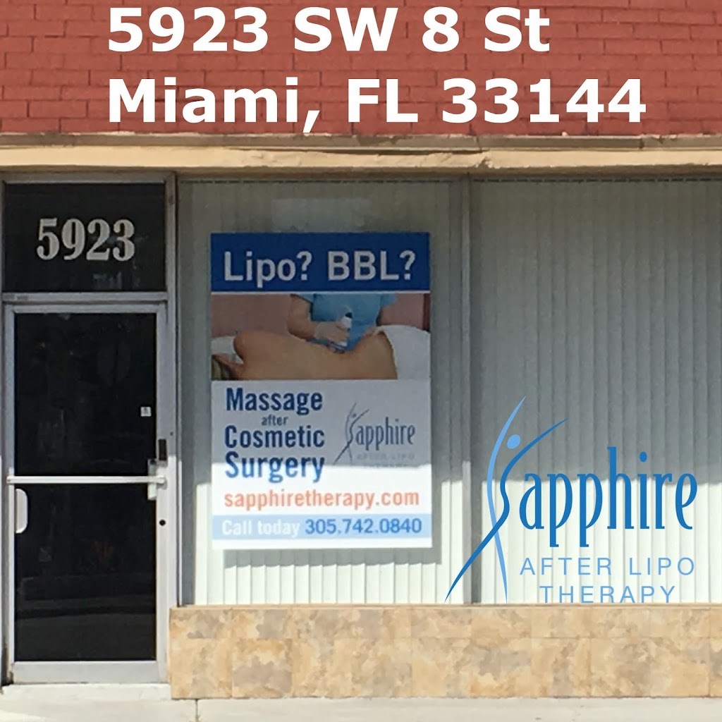 Sapphire Therapy Miami: Lymphatic Drainage Center | 5923 SW 8th St, Miami, FL 33144, USA | Phone: (305) 742-0840