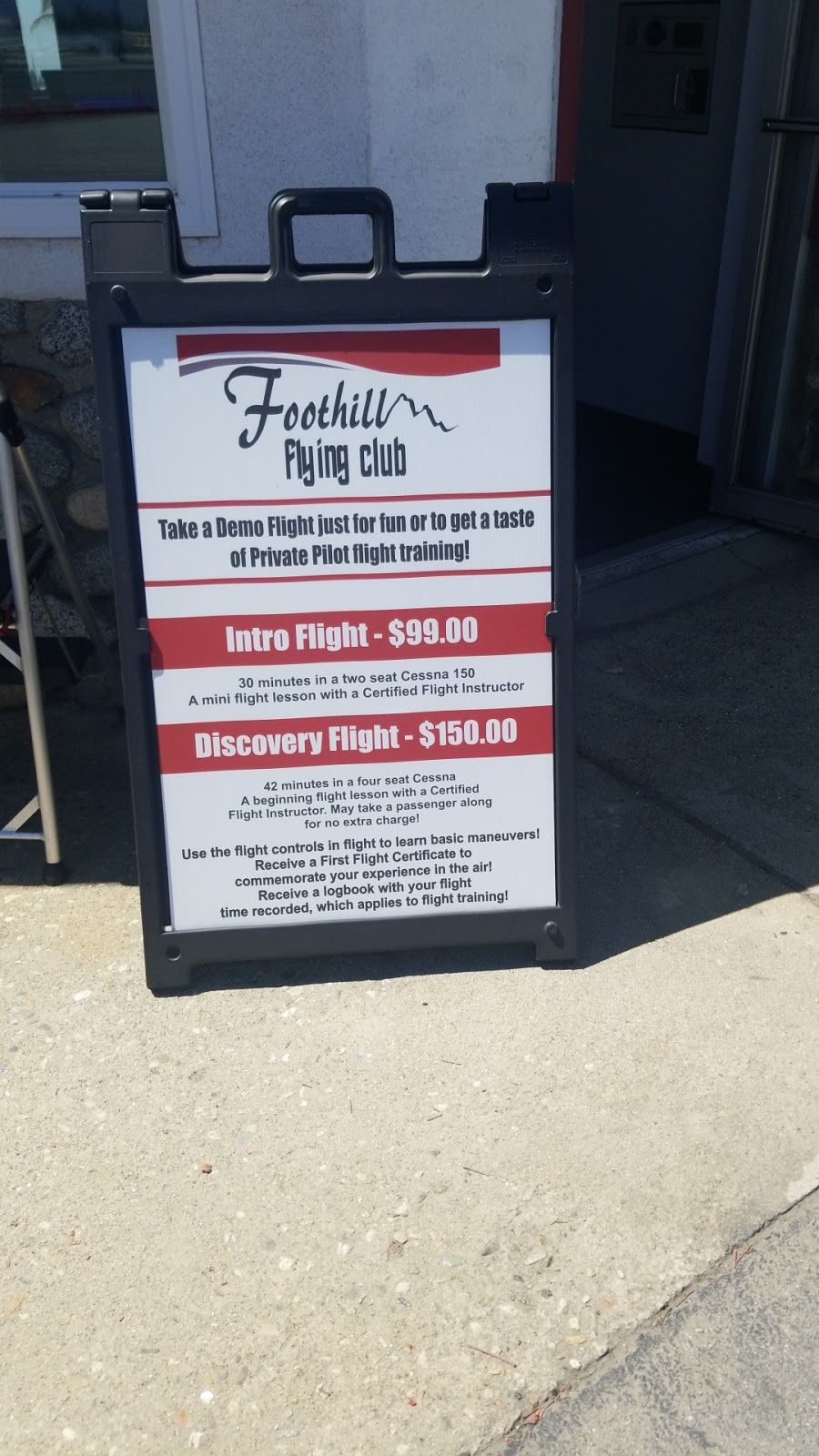 Foothill Flying Club | 1749 W 13th St, Upland, CA 91786, USA | Phone: (909) 229-7990