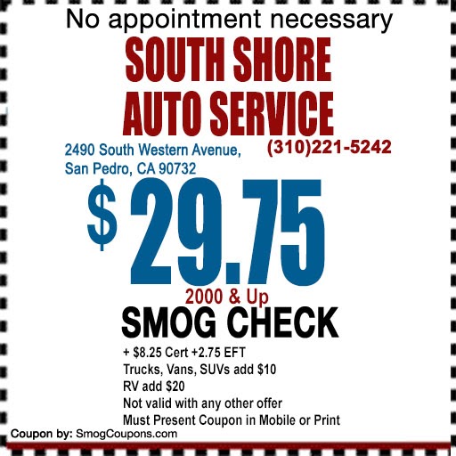 South Shore Auto Service | 2490 S Western Ave, San Pedro, CA 90732, USA | Phone: (310) 221-5242